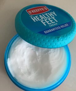 O'Keeffe's for Healthy Feet Foot Cream, Guaranteed Relief for Extremely Dry, Cracked Feet, Instantly Boosts Moisture Levels, 3.2 Ounce Jar, (Pack of 1) 3.2 Ounce (Pack of 1) 31 61C970TweLL