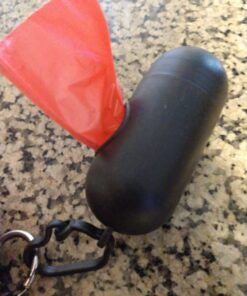 Amazon Basics Standard Dog Poop Bags with Dispenser and Leash Clip, Unscented, 900 Count, 60 Pack of 15, Black, 13 Inch x 9 Inch 15 Count (Pack of 60) 29 61C9APzFAfL