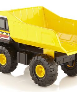 Funrise Tonka Steel Mighty Dump Truck, Yellow, Black, 10.25" x 16.75" x 7.75" (902050AZ01) Single Frustration-Free Packaging 31 61CBwlVd5RL 1