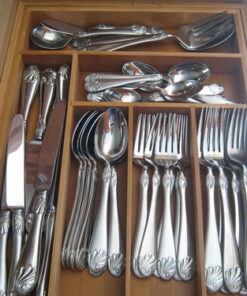 Totally Bamboo Kitchen Drawer Organizer, Expandable Silverware Organizer and Utensil Holder, 8 Compartments with Dividers 33 61CDSYSzu4L