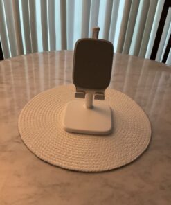 Lamicall Tablet Stand, Desktop Tablet Holder - Height Adjustable Tablet Dock for Desk, Tablet Mount with 1.5lb Heavy Base, for iPad Pro 12.9, Mini, Air, Kindle, Galaxy Tabs and 4~12.9" Tablet, White 17 61CFUaLq6HL