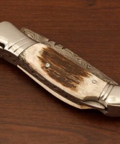 FM Custom Made Damascus Steel Folding Knife (Lock Back) Pt (2575-2612) 12 61CGyfnkJ0L