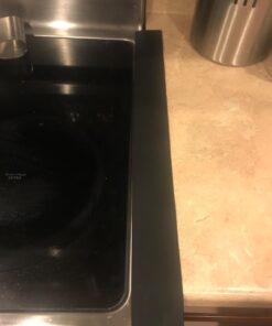 DSYJ Silicone Stove Gap Covers 2 Pack, Heat Resistant Oven Gap Filler Seals Gaps Between Stovetop and Counter, Easy to Clean (25 Inches, Black) 35 61CI0xCMUoL