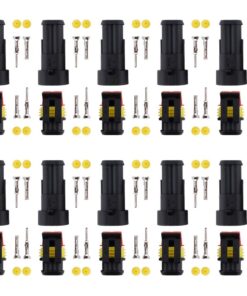 Alternative view of MUYI 10 Kit 2 Pin Way Waterproof Electrical Connector 1.5mm Series Terminals Water Resistend 2 pins