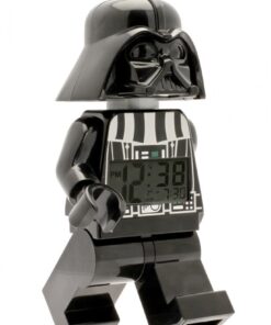 LEGO Star Wars 9002113 Darth Vader Kids Minifigure Light Up Alarm Clock | black/gray | plastic | 9.5 inches tall | LCD display | boy girl | official 23 61CIvEEUmTL