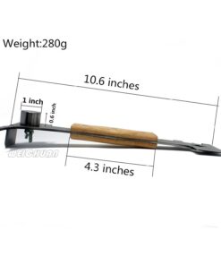 WEICHUAN Multifunction Hive Scraper Tool with Wooden Handle - Beekeeping Equipment Bee Hive Hand Tool Beekeeper Tool 21 61CJE7U5gyL