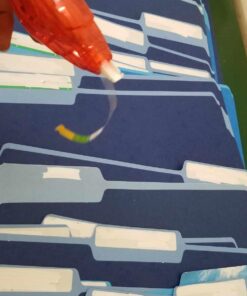 Vobou Whiteout Correction Tape, Easy To Use Applicator for Instant Corrections Correct Wrong Writing At Any Time, For school, Office (Red and Blue, 12pack, 6M/256" x 0.2") Blue/Red 34 61CNkhAV5kL