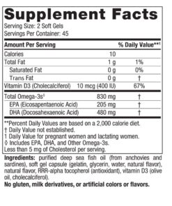 Nordic Naturals Prenatal DHA, Strawberry - 90 Soft Gels - 830 mg Omega-3 + 400 IU Vitamin D3 - Supports Brain Development in Babies During Pregnancy & Lactation - Non-GMO - 45 Servings 90 Count (Pack of 1) 9 61CP7a8VwGL