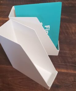 Amazon Basics Rectangular Plastic Desk Organizer, Magazine Rack, White, 2-Pack Magazine Rack, 2-Pack 32 61CPyiRmU3L