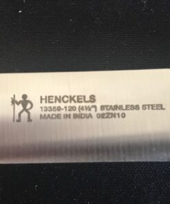HENCKELS Prime Razor-Sharp Steak Knife Set of 4, German Engineered Informed by 100+ Years of Mastery,Black 22 61CPzGLio1L