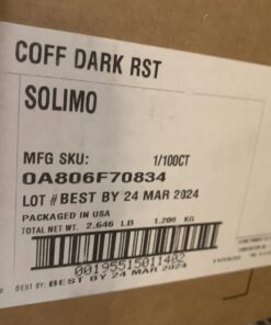 Amazon Brand - Solimo Dark Roast Coffee Pods, Compatible with Keurig 2.0 K-Cup Brewers 100 Count(Pack of 1) 100 Count (Pack of 1) 29 61CQxNX 6AL