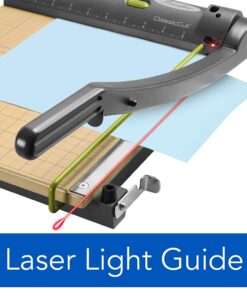 Swingline Paper Trimmer, Guillotine Paper Cutter, 12" Cut Length, 15 Sheet Capacity, with Laser, ClassicCut (9712) 8 61CScNQA0mL
