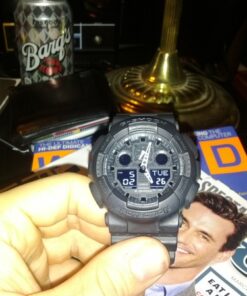 Casio Mens G-Shock Ana-Digi GA100-1A1 3-Eye Wristwatch 36 61CTBkmb78L 1