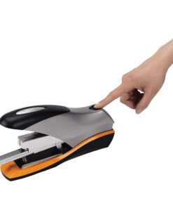Swingline Stapler, 70 Sheet Capacity, Optima 70, Jam Free, Reduced Effort, Soft Grip, Metal, Black and Silver (87875) Half Strip 24 61CTWGLaDuL
