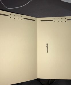 Amazon Basics Manila File Folders with Fasteners, Letter Size, 50-Pack, Beige 15 61CU79R1VeL