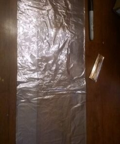 Bread Bags with Ties, Reusable, 100 Clear Bags and 100 Ties Standard Thickness 49 61CVYWLVOL