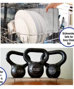 Ultra Cuisine Heavy Duty Cooling Rack for Cooking and Baking - 100% Stainless Steel Baking Rack & Wire Cooling Rack - Cookie Cooling Racks for Baking - Food Safe - Fits Half Sheet Pans - 11.5" x 16.5" 11.5" x 16.5" 1-Pack (Most Popular) 31 61CVlSjr0CL