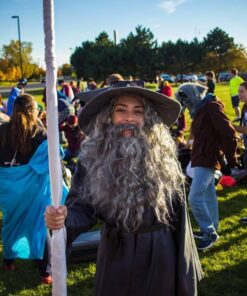 Rubies The Hobbit Gandalf Beard Costume Wig Kit- One Size 32 61CWrS6sCFL