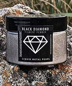 51g/1.8oz Liquid Metal Pearl Black Diamond Pigments® Multipurpose DIY Arts and Crafts Additive | Natural Bath Bombs, Resin Art, Slime, Epoxy, Soap, Nail Polish 25 61CXNt1CQ L