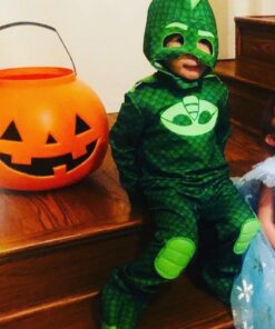 Disguise Deluxe PJ Masks Gekko Costume Medium (3T-4T) 35 61CYNwc0xgL