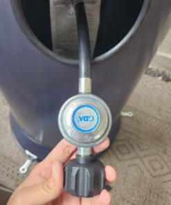 EAST OAK 50,000 BTU Patio Heater with Sand Box, Table Design, Double-Layer Stainless Steel Burner, Wheels, Triple Protection System, Outdoor Heater for Home and Residential, 2023 Upgrade, Black 64 61CYebU4sFL