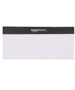 Amazon Basics Quad-Ruled Graph Paper Pad, Pack of 2, 8.5 Inch x 11.75 Inch, White 28 61CYqk1UYL