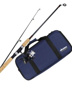 Alternative view of Okuma Voyager Spinning Freshwater Travel Kit, VS-605-20, Blue Fishing Rod Reel Combo