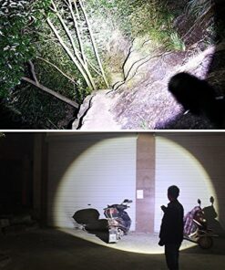 Military Grade Tactical LED 3000 Lumens 5 Light Mode Flashlight Torch,2-Pack 2-Pack 13 61CanRxeKmL