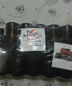 Nelipo 1oz Amber Glass Bottles for Essential Oils with Glass Eye Dropper - Pack of 6 6 Pack 41 61CbukR W9L