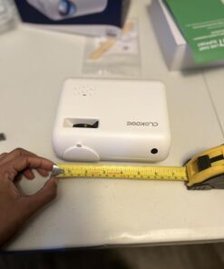 Mini Projector, CLOKOWE 2023 Upgraded Portable Projector with 9000 Lux and Full HD 1080P, Movie Projector Compatible with iOS/Android Phone/Tablet/Laptop/PC/TV Stick/Box/USB Drive/DVD/Game Console 39 61CbyHYzLcL