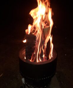 Portable Smokeless Wood Pellet Firepit - Flame Genie FG-16 Portable Fire Pit, Smoke-Free Wood Pellet Fire Pit, USA Made, Smokeless Fire Pits for Outside, 13.5" Diameter, Smokeless Firepit, Black 50 61Ccfg8SckL