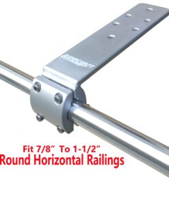 Alternative view of Brocraft Grill Rail Mount/BBQ Rail Mount/Grill Mount/Pontoon Boat BBQ Mount 1 PCS Mount