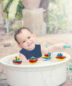 3 Bees & Me Bath Toys for Boys and Girls - Magnet Boat Set for Toddlers & Kids - Fun & Educational 22 61CgNyiUSmL