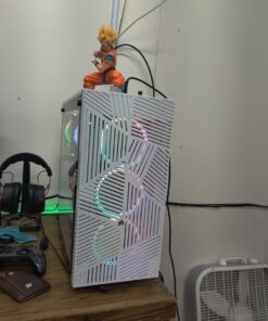 upHere 120mm RGB Case Fan Fan,Quiet Edition High Airflow LED Case Fan for PC Cases-3 Pack,RGB123-3 20 61CgOVSj fL