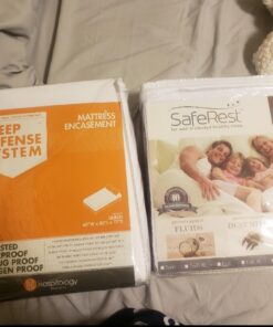 HOSPITOLOGY PRODUCTS Mattress Encasement - Zippered Bed Bug Dust Mite Proof Hypoallergenic - Sleep Defense System - Queen - Waterproof - Stretchable - Standard 12" Depth - 60" W x 80" L 12" - 18" Depth Mattress Queen 12" Standard 21 61Ci AvhUCL