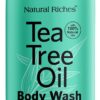Natural Riches Tea Tree Body Wash - Body Soap to Fight Itchy Skin & Body Odor - Peppermint, Eucalyptus & Tea Tree Oil - Women & Mens Natural Body Wash - 16 fl oz 16 Fl Oz (Pack of 1) 33 61Ci7m6rTkL