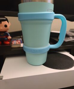 F-32 Handle - 19 COLORS - 40Oz, 30oz or 20oz size available - Compatible with 30 oz YETI and 30 oz. OZARK TRAIL Tumbler Travel Mug (30OZ, SEAFOAM BLUE) 30ozSeafoam Blue 30.0 Fluid Ounces 35 61Cj1Zg1jpL