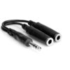 Hosa YPP-118 1/4" TRS to Dual 1/4" TRSF Y Cable