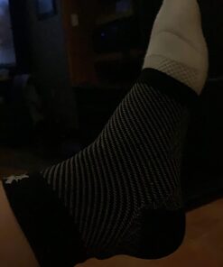 Bitly Plantar Fasciitis Compression Socks for Women & Men - Best Ankle Compression Sleeve, Nano Brace for Everyday Use - Provides Arch Support & Heel Pain Relief (Black, Small) Black 1 29 61CkWsfxVYL