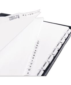 Avery Premium Collated Legal Exhibit Divider Set, Avery Style, 1-25 and Table of Contents, Side Tab, 8.5 x 11 Inches, 1 Set (11370), White Dividers 8 61CkelnOLL