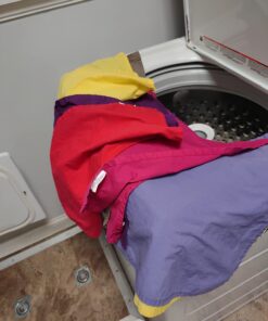 COTTON CRAFT Multicolor Cloth Napkins - Set of 12 Pure Cotton Everyday Lunch Dinner Napkin - Spring Summer Fall Holiday Birthday Party Gift - Soft Washable Absorbent Reusable Napkin - Oversized 20x20 12 Pack -20x20 Inch 38 61ClxB7ypeL