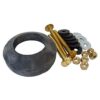LASCO 04-3809 Toilet Tank To Bowl Bolt Kit Brass Bolts with Washers, Hex/Wing Nuts, Gasket, for Norris or Mansfield Toilets 2 61CmdyjXNOL