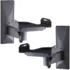 VideoSecu One Pair of Side Clamping Bookshelf Speaker Mounting Bracket with Swivel and Tilt for Large Surrounding Sound Speakers MS56B 3LH 50 61CosDlZJ3L