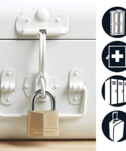 Master Lock 140D Padlock, 1 Pack, Brass 17 61CpC6gZP0L