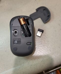 Logitech M317 Wireless Mouse, 2.4 GHz with USB Receiver, 1000 DPI Optical Tracking, 12 Month Battery, Compatible with PC, Mac, Laptop, Chromebook - Blue 22 61CpqE2BYL