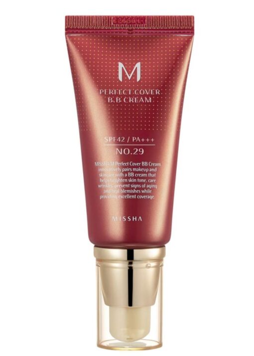 MISSHA M Perfect BB Cream No.29 Caramel beige for medium with warm skin tone SPF 42 PA +++ 1.69 Fl Oz - Tinted Moisturizer for face with SPF 1.69 Fl Oz (Pack of 1)