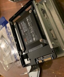 2.5" to 3.5" Drive Converter Internal Solid State SSD Card Hard Drive Bracket Adapter SATA SSD Enclosure Caddy Dock Desktop Mac PC 2.5 to 3.5 Mounting Hardrive for Samsung Crucial SanDisk ect SSD 20 61CtgQ4vzL