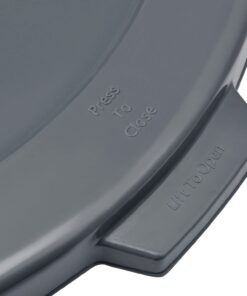 Global Industrial Trash Container Lid for 44 Gallon Can, 24-1/2" Dia, 12 61CuHWeAzgL