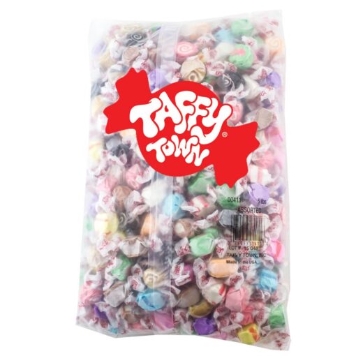 Taffy Town Assorted Gourmet Salt Water Taffy, 5 Lb Bag