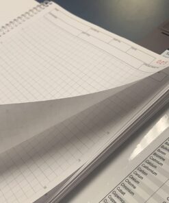 BARBAKAM Lab Notebook 100 Carbonless Pages Spiral Bound (Copy Page Perforated) 16 61Cv8DIPsgL